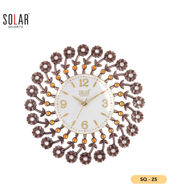 Solar Wall Clock – 12 x 18 Inch
