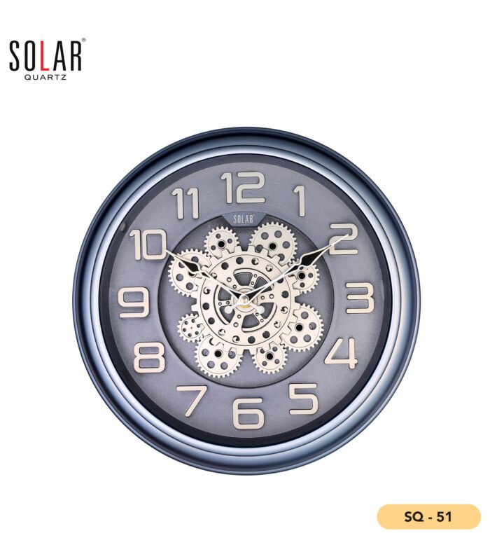 Solar Wall Clock – 13 Inch